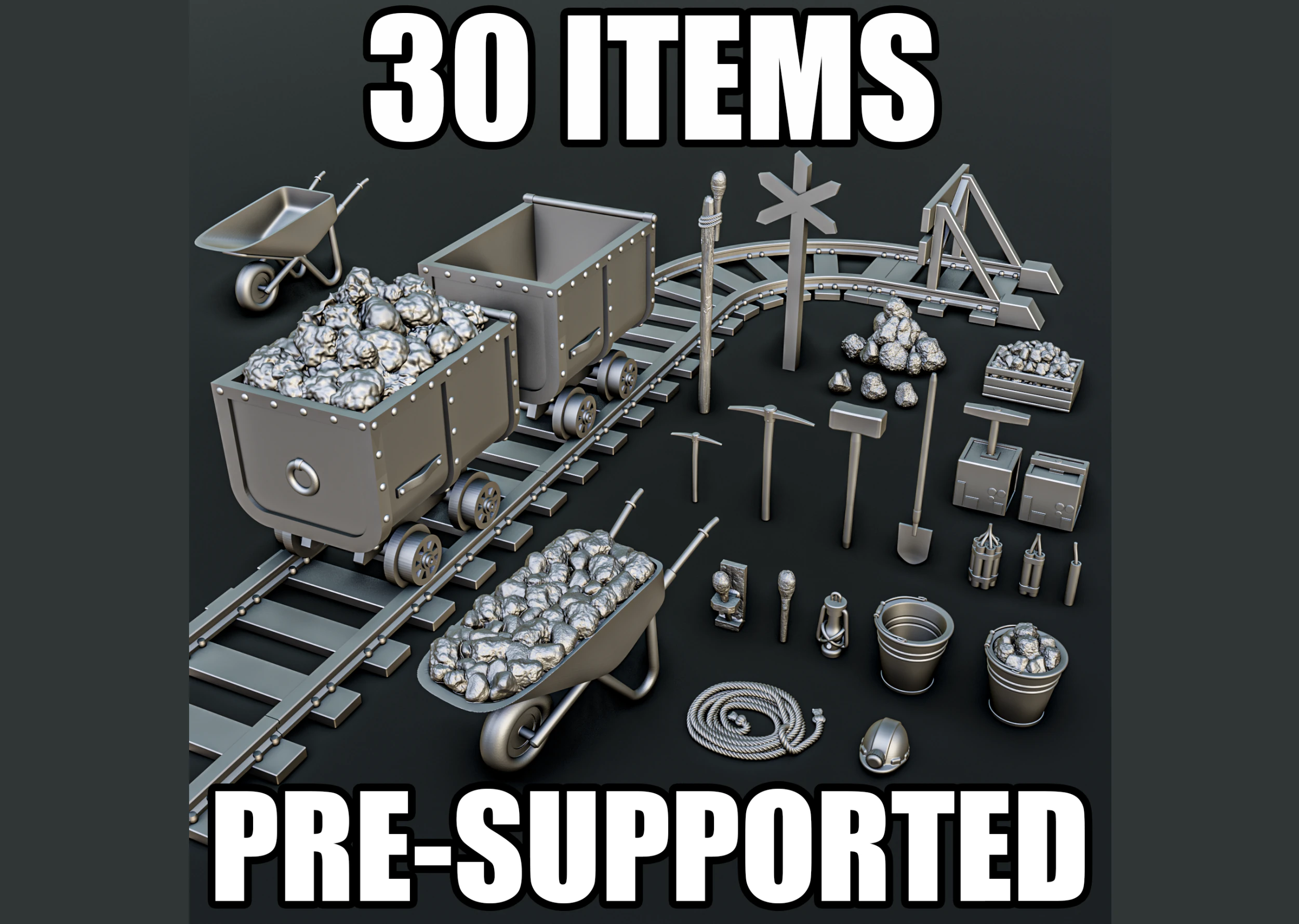 我的立体模型包 3D 打印模型 .c4d .max .obj .3ds .fbx .stl .blend 