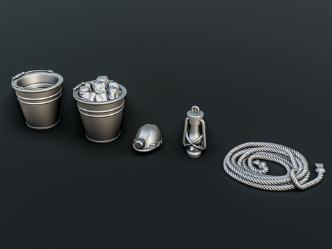 Mine Diorama Pack 3D Print Model
