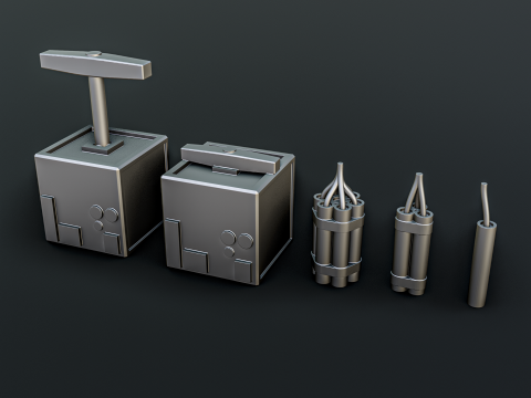 Mine Diorama Pack 3D Print Model