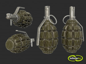Grenade F1 Model 3D