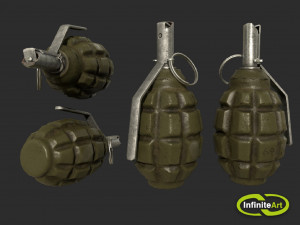 Grenade F1 Model 3D