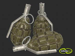 Grenade F1 Model 3D