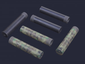 Flash-Hider suppressor 3D Model