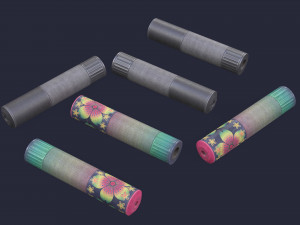 Flash-Hider suppressor 3D Model