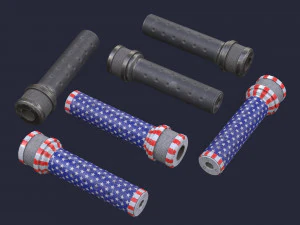 Supressor de Flash-Hider Modelo 3D