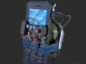 폭발 장치 3D 모델