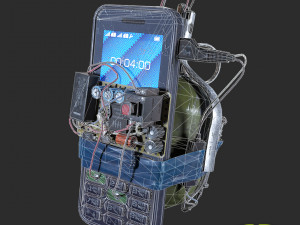 Explosive device 3D 모델