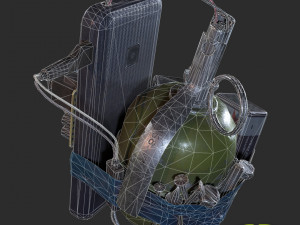 Explosive device 3D 모델