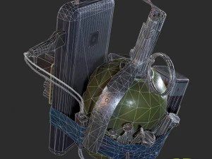 Explosive device 3D Model
