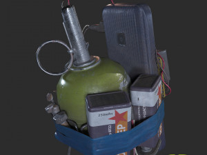 Explosive device 3D 모델