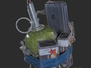 Explosive device 3D Model