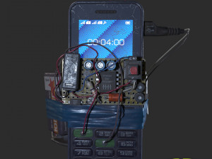 Explosive device 3D 모델