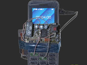 Explosive device 3D Model