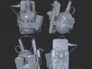 Explosive device 3D 모델