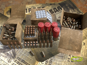Ammunition Bullets and Shell 3D Model