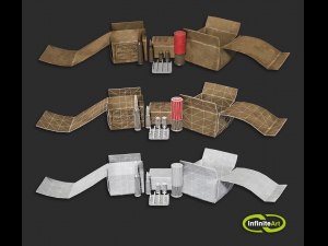 Ammunition Bullets and Shell 3D Model