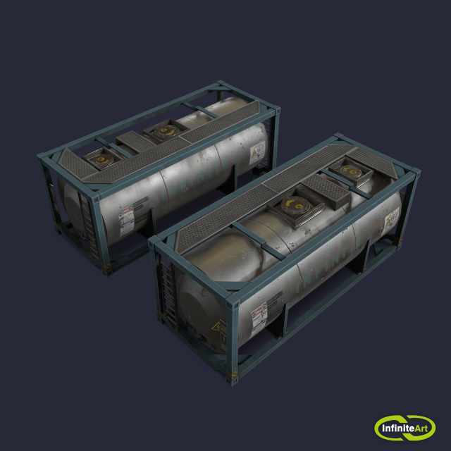 Container Modelo 3D .c4d .max .obj .3ds .fbx .stl .blend 