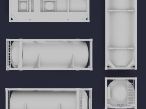 컨테이너 3D 모델