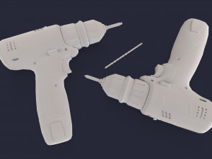 Screwdriver Drill 3D Model