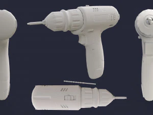 Screwdriver Drill 3D Model