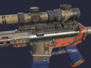 Rifle Modelo 3D