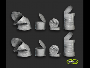 Tin cans 3D 模型