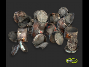 Tin cans 3D 模型