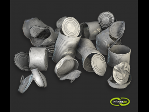 Tin cans 3D 模型