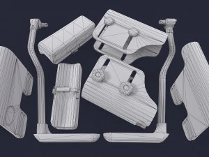Stock Cheek Pad - Adjustable butt comb 3D Model