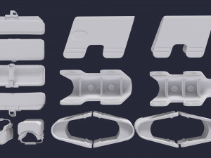 Stock Cheek Pad - Adjustable butt comb 3D Model