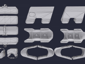Stock Cheek Pad - Adjustable butt comb 3D Model