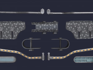 Stock Cheek Pad - Adjustable butt comb 3D Model