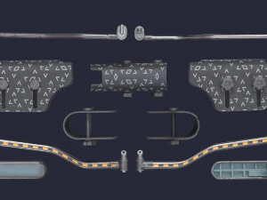 Stock Cheek Pad - Adjustable butt comb 3D Model