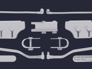 Stock Cheek Pad - Adjustable butt comb 3D Model