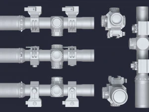 Miras de armas Modelo 3D