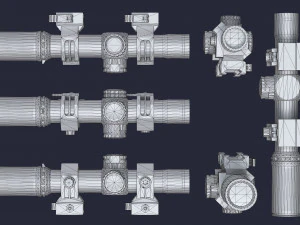 Miras de armas Modelo 3D