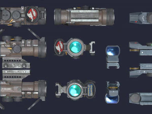 Miras de armas Modelo 3D