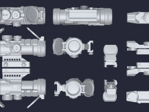 Gunsights 3D 模型