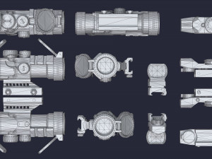 Gunsights 3D 模型