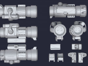 Gunsights 3D 模型