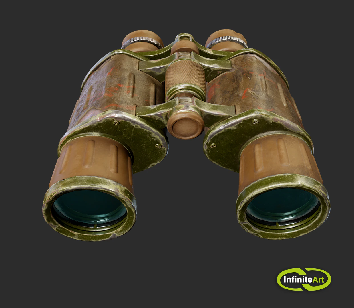 Binoculars 3D Model .c4d .max .obj .3ds .fbx .stl .blend 