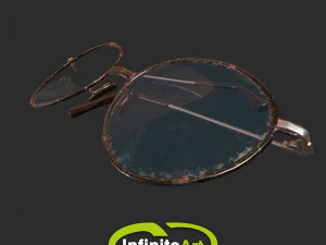 안경이 깨졌어요 3D 모델