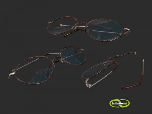 Glasses are broken 3Dモデル