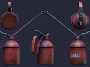 Oil Can 3D Model