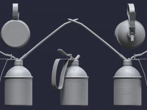 Oil Can 3D Model