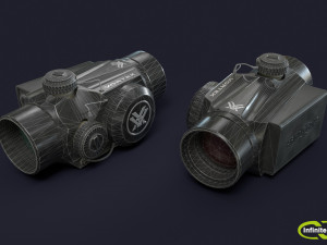 Gun sights Collimator sight Modello 3D
