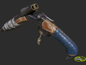 Espingarda Modelo 3D