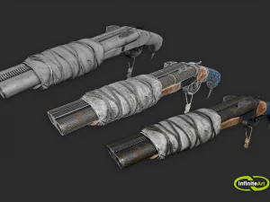 Espingarda Modelo 3D