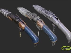 Espingarda Modelo 3D