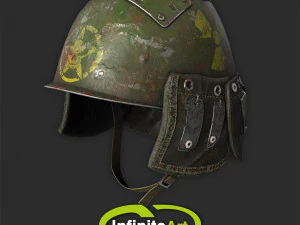 casco militar Modelo 3D